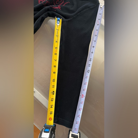 🏍️🔴Las Vegas Nevada Harley-Davidson Red Beaded Bling Black Long Sleeve Tee | M - Picture 14 of 17